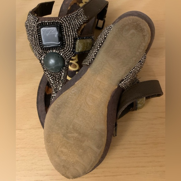 Sam Edelman - Women’s Nalo Beaded Wedge Sandals (6 1/2) - Picture 5 of 5